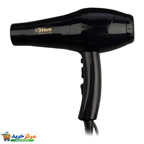 سشوار حرفه‌ای 2400 وات پروویو مدل PW-3113، موتور AC، وزن 700 گرم، المنت فلز، دارای سری دیسپانسر، متمرکز‌کننده باریک، متمرکز‌کننده پهن با ویژگی فرکنندگی، صاف‌کنندگی، حجم‌دهندگی، با قابلیت باد سرد