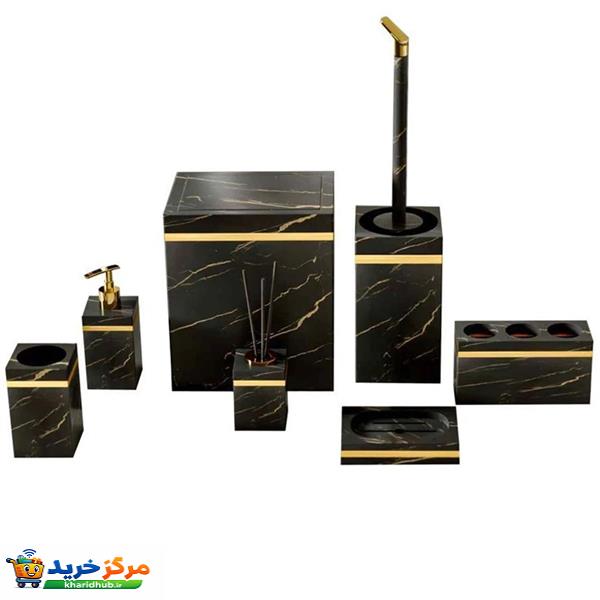 ست سرویس بهداشتی 7 پارچه هارمونی مدل رویا ماربل HA کد TP767