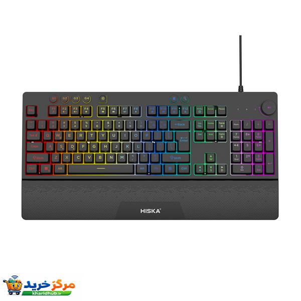 کیبورد مخصوص بازی هیسکا مدل HX-KEG405