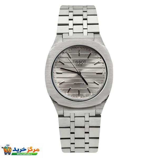 ساعت مچی عقربه‌ای کوارتز مردانه مدل خطی T_S1853 کد 004