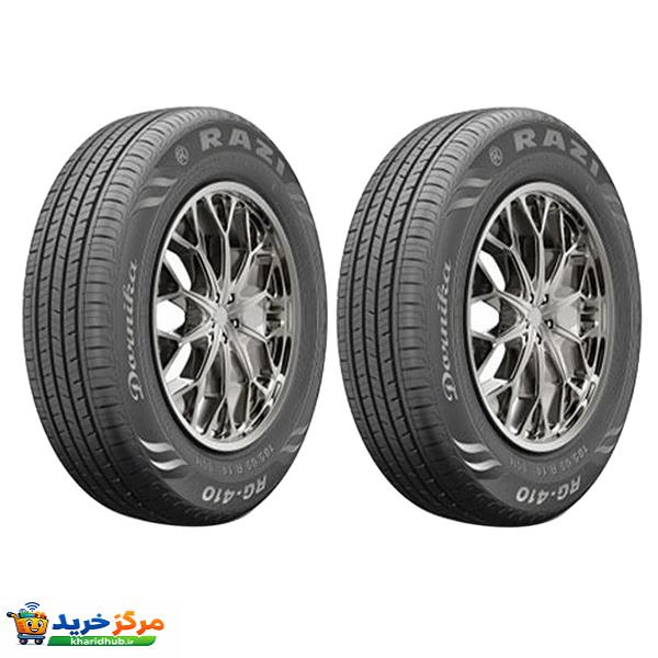 لاستیک خودرو رازی تایر مدل RG410 سایز 185/65/14 - دو حلقه