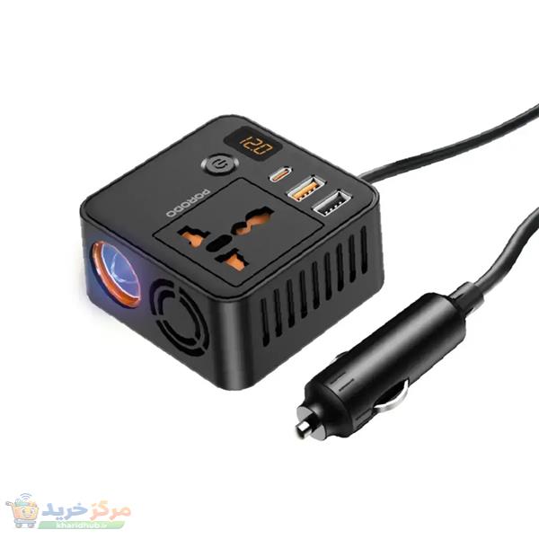 مبدل برق خودرو پرودو مدل Universal PD-FWCH057 200W