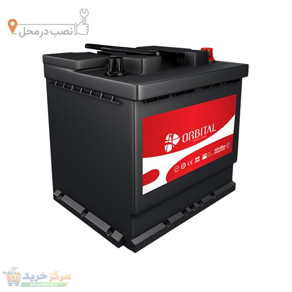 باتری اتمی خودرو سپاهان باطری مدل L1 اوربیتال 50 آمپر