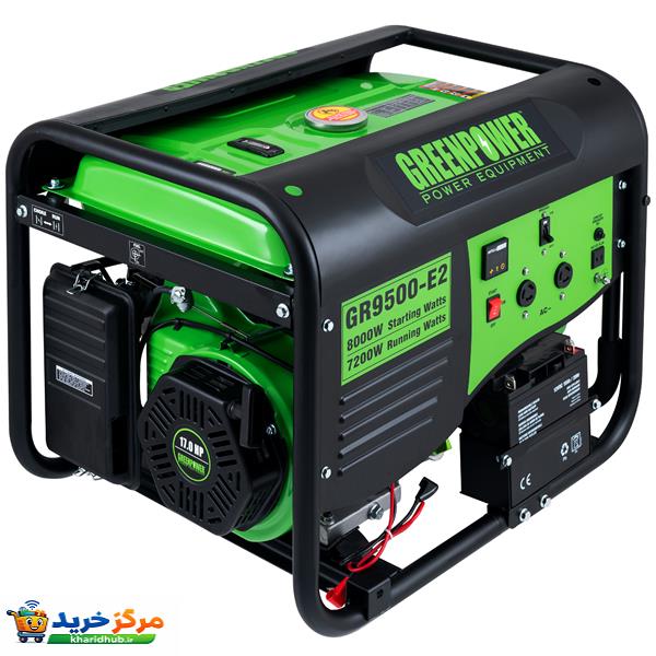 موتور برق بنزینی گرین پاور مدل GR9500-E2