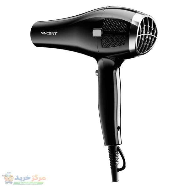 سشوار حرفه‌ای 2200 وات وینسنت مدل HD5322، موتور AC، وزن 1100 گرم