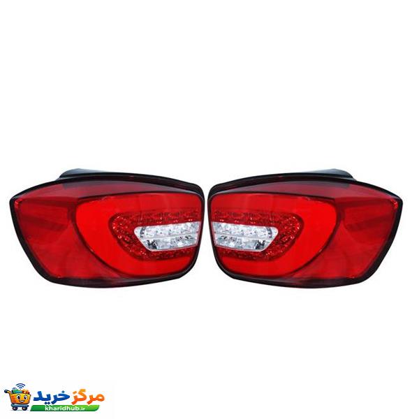 چراغ خطر عقب خودرو ان جی کو مدل 207 مناسب برای تیبا 2 بسته 2 عددی