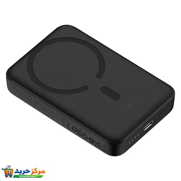 پاوربانک بیسوس مدل magnetic mini 30W ظرفیت 10000 میلی آمپر ساعت