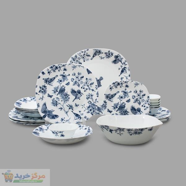 سرویس غذاخوری اوپال 26 پارچه 6 نفره دینو مدل 433