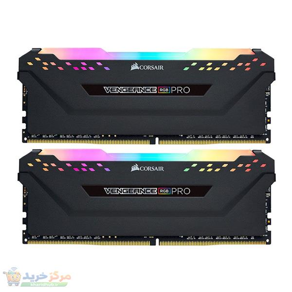 رم دسکتاپ کورسیر مدل VENGEANCE RGB PRO DDR4 دوکاناله 32 گیگابایت 3200 مگاهرتز تایمینگ CL16 ولتاژ 1.35 ولت با نورپردازی RGB