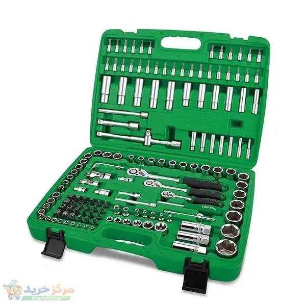مجموعه 151 عددی ابزار دستی تاپ تول مدل GCAI151R