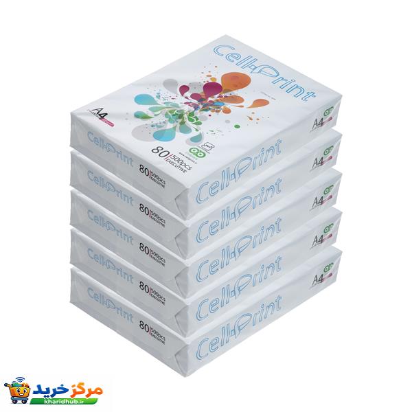 کاغذ A4 سل پرینت کد 01 بسته 5 عددی