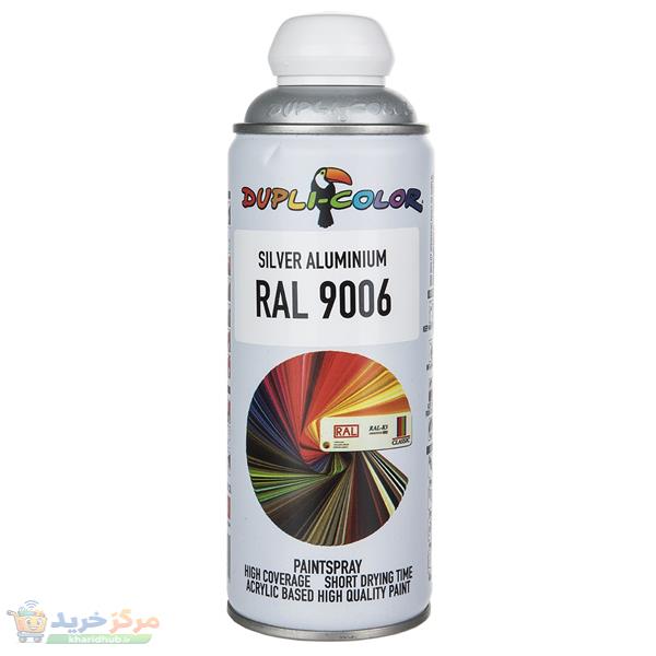 اسپری رنگ نقره ای دوپلی کالر مدل RAL 9006 حجم 400 میلی لیتر
