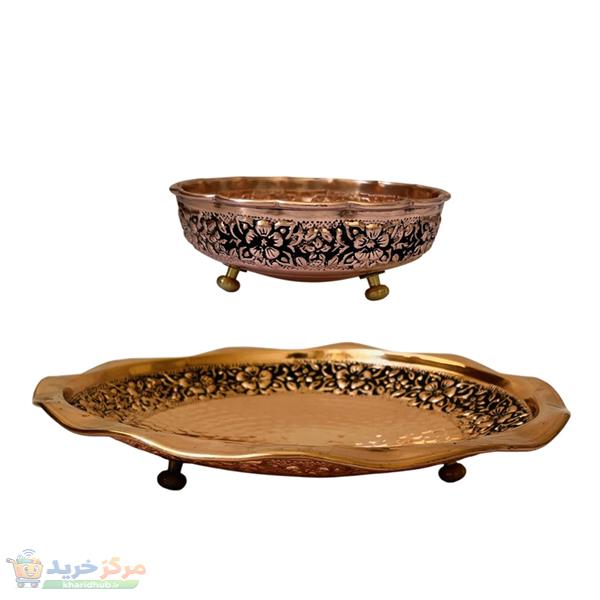 ست پذیرایی مسی مدل لب چین کد ZH375.3