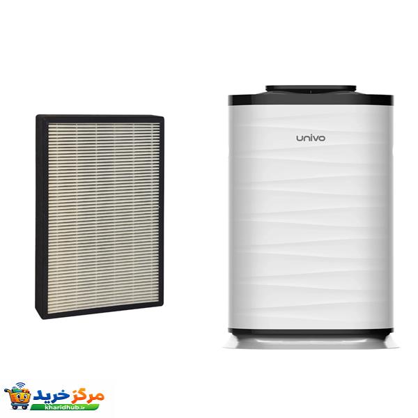 دستگاه تصفیه‌کننده هوا خانگی پنج مرحله‌ای یونیوو مدل UAir Luma 600 به همراه فیلتر