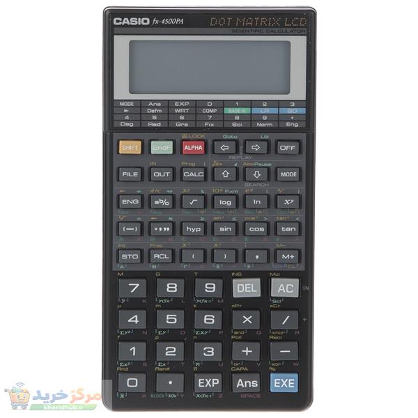 ماشین حساب کاسیو مدل Fx-4500PA به همراه راهنمای فارسی