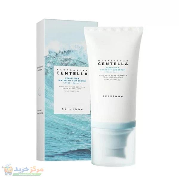 کرم ضد آفتاب بدون رنگ سانتلا SPF 50 مدل Water Fit Sun Serum ‌مناسب پوست‌های نرمال، حساس و خشک حجم 50 میلی‌لیتر