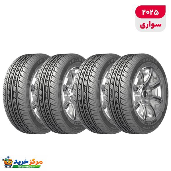 لاستیک خودرو بارز مدل P660 سایز 13 / 65 / 165 میلی‌متر تولید سال 2025 - 4 حلقه