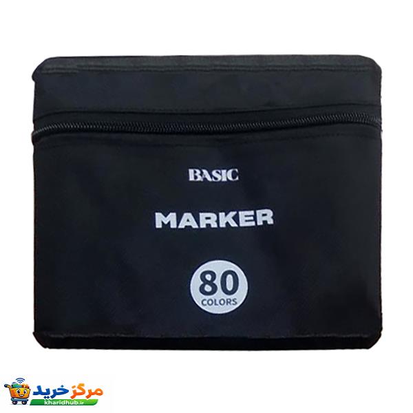 ماژیک راندو بیسیک مارکر کد BAS-4412 بسته 80 عددی