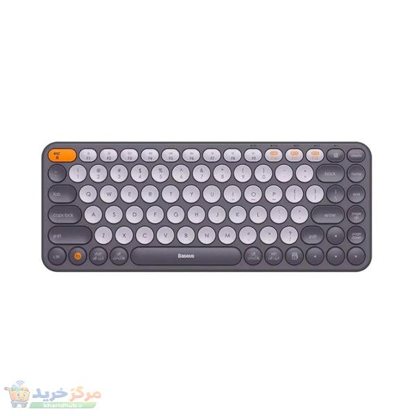کیبورد بی سیم بیسوس مدل K01A B00955503833 Wireless Tri-Mode، سوییچ ممبران، Tenkeyless