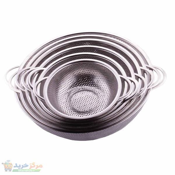 آبکش استیل مدل Punch بسته 6 عددی