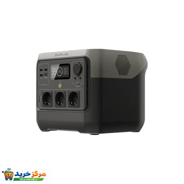 پاور استیشن قابل حمل 800 وات اکوفلو مدل RIVER 2 PRO ظرفیت 240000 میلی آمپر ساعت