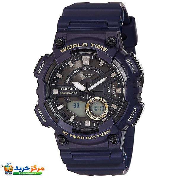 ساعت مچی عقربه ای مردانه کاسیو مدل AEQ-110W-2AVDF