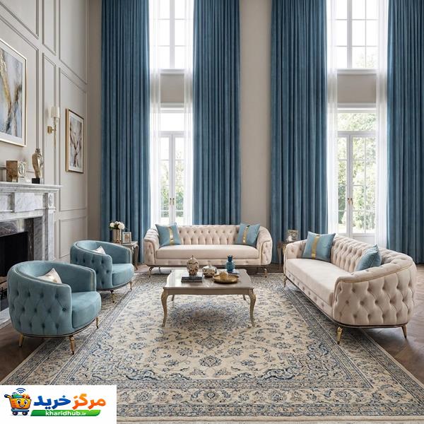 مبل راحتی ۸ نفره احسان مدل نیو چستر