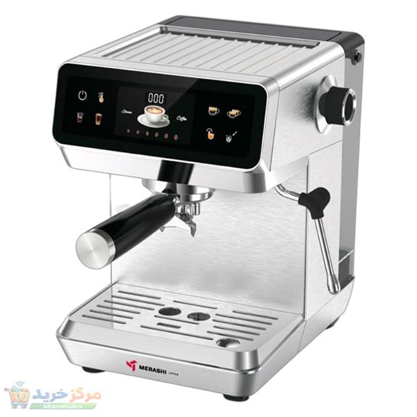 اسپرسوساز 1800 میلی‌لیتری مباشی مدل ME-ECM2119، مناسب تهیه اسپرسو، کافه لاته، موکا، کاپوچینو، ماکیاتو، ریسترتو، لانگو و امریکانو، مکانیزم نظافت خودکار، سیستم گرم کردن فنجان، سینی چکه گیر، حالت آماده به کار
