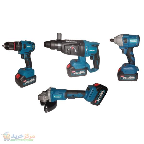ابزار کارگاهی ماکیتا مدل 88V6A مجموعه 4 عددی