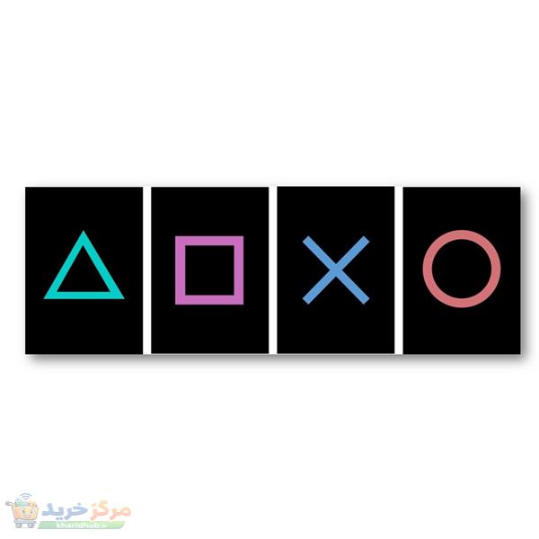تابلو شاسی 4تکه طرح بازی مدل game decor