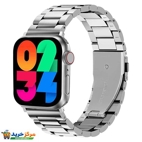 ساعت هوشمند ورنا مدل W45 Max With 7 Bands مناسب برای ورزش مجهز به گام شمار