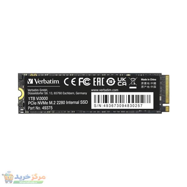 اس اس دی اینترنال PCIe Gen3 x4 ورباتیم مدل VI3000 ظرفیت 1 ترابایت