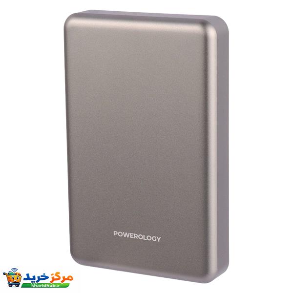 پاوربانک پاورولوجی مدل MAGSAFE ALUMINUM ظرفیت 10000 میلی آمپر ساعت