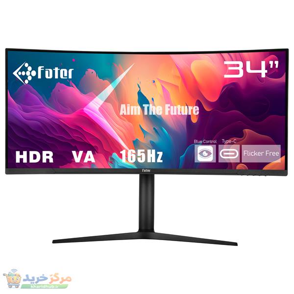 مانیتور خمیده گیمینگ 34 اینچ فاطر مدل C34-165B1 34 inch Curve