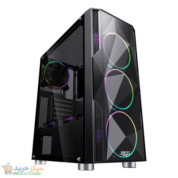 کیس کامپیوتر گیمینگ اوست مدل GT-AV02-BG