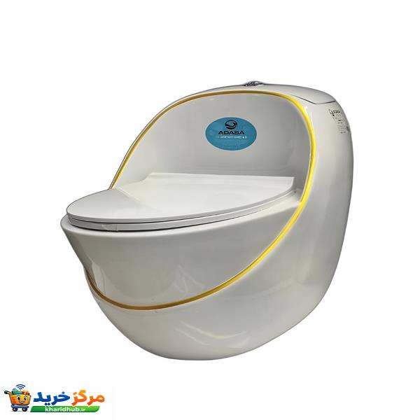 توالت فرنگی دو زمانه آداسا مدل کراب