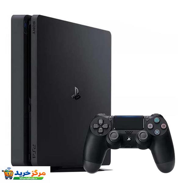 کنسول بازی سونی مدل Playstation 4 Slim ریجن 3 سری CUH-2218B ظرفیت 1 ترابایت به همراه 10 عدد بازی