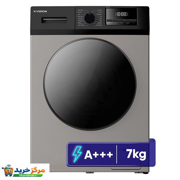 ماشین لباسشویی 7 اتوماتیک ایکس ویژن مدل TG72-BW/BS