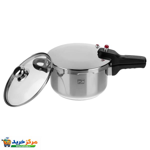 زودپز  پارس استیل مدل کف سه لایه گنجایش 4.5 ليتر