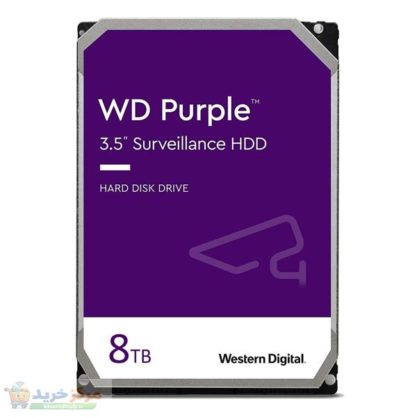 هارددیسک اینترنال وسترن دیجیتال مدل Purple WD84PURZ ظرفیت 8 ترابایت