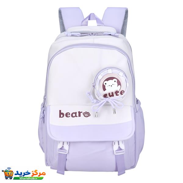 کوله پشتی مدرسه طرح خرسی کیوت کد 7785