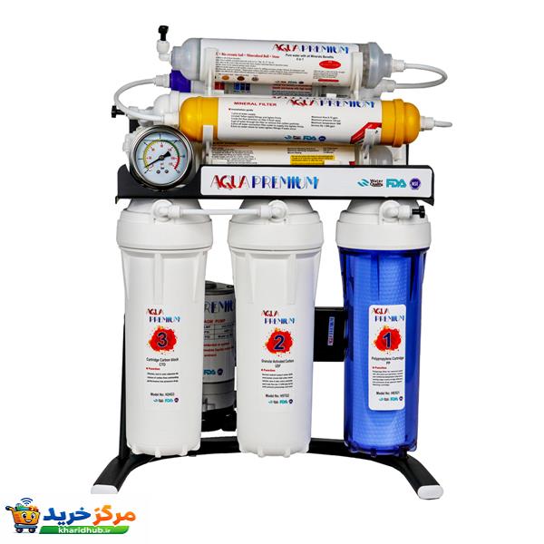 دستگاه تصفیه کننده آب آکواپرمیوم مدل A9POAB12-BK-TP