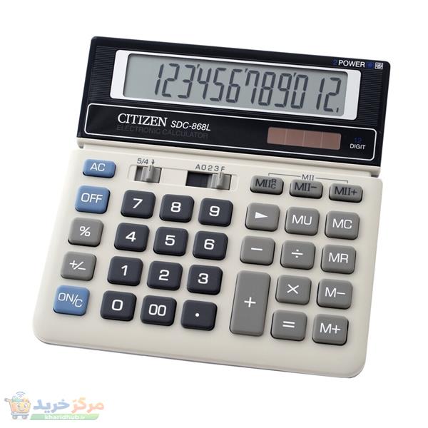 ماشین حساب سیتی زن مدل SDC-868L