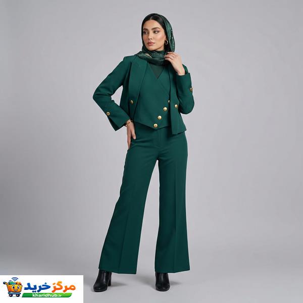 ست 3 تکه لباس رسمی زنانه السانا مدل تندیس کد 178501