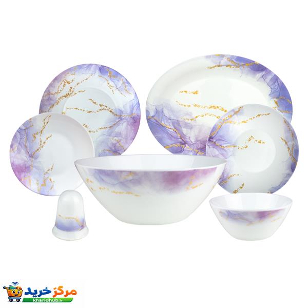 سرویس غذا خوری 28 پارچه پارس اپال کد 933