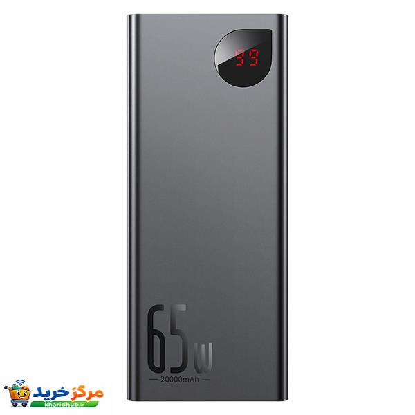 پاوربانک باسئوس مدل Adaman PPIMDA Digital Display ظرفیت 20000 میلی آمپر ساعت