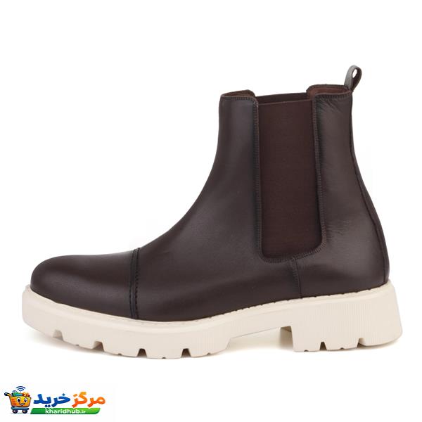نیم بوت مردانه چرم مشهد مدل J6204-088