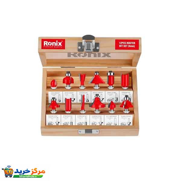 تیغ اورفرز رونیکس مدل RH-5341 مجموعه 12 عددی