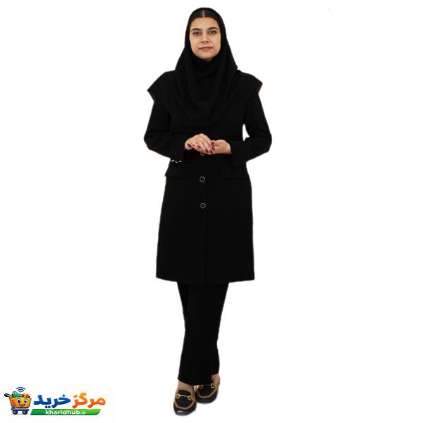 مانتو و شلوار زنانه مدل اداری کرپ کد 10572