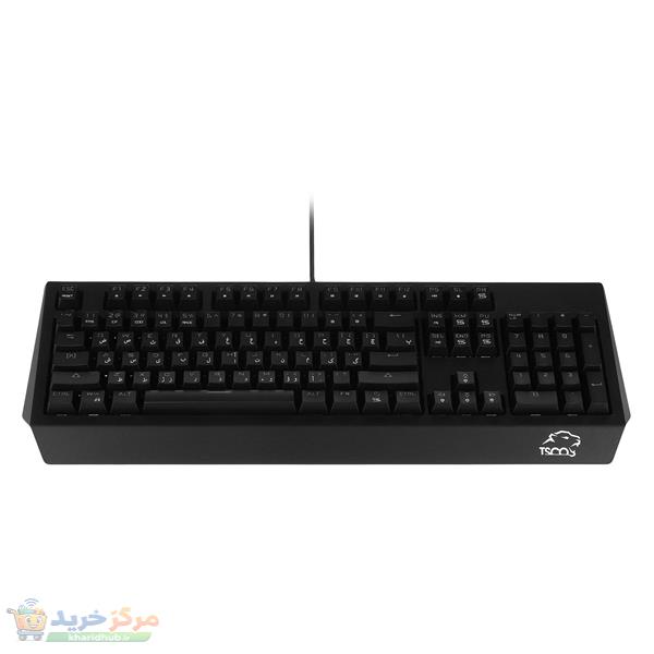 کیبورد مخصوص بازی تسکو مدل GK 8127، سوییچ مکانیکال قهوه ای، Full-Size، نورپردازی RGB